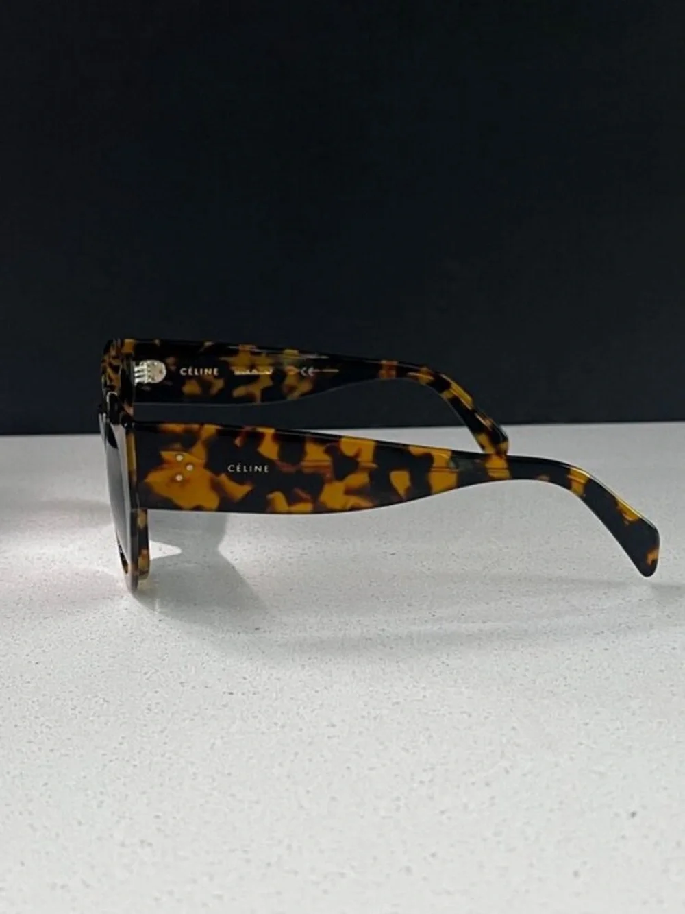 Celine tortoiseshell Cat Eye Sunglasses - Brown